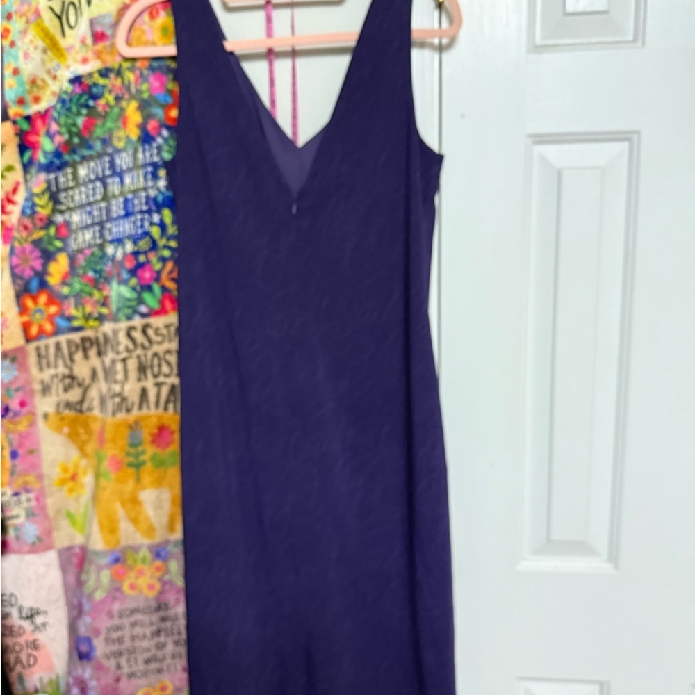 Calvin Klein Deep Purple Midi Dress​